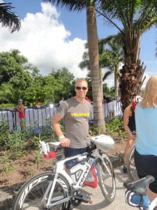 Brett with his bike